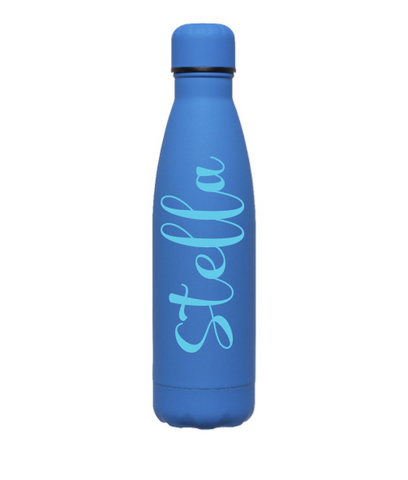 Personalised Drink Bottle - Bright Blue 480ml