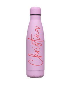 Personalised Drink Bottle - Pink 480ml