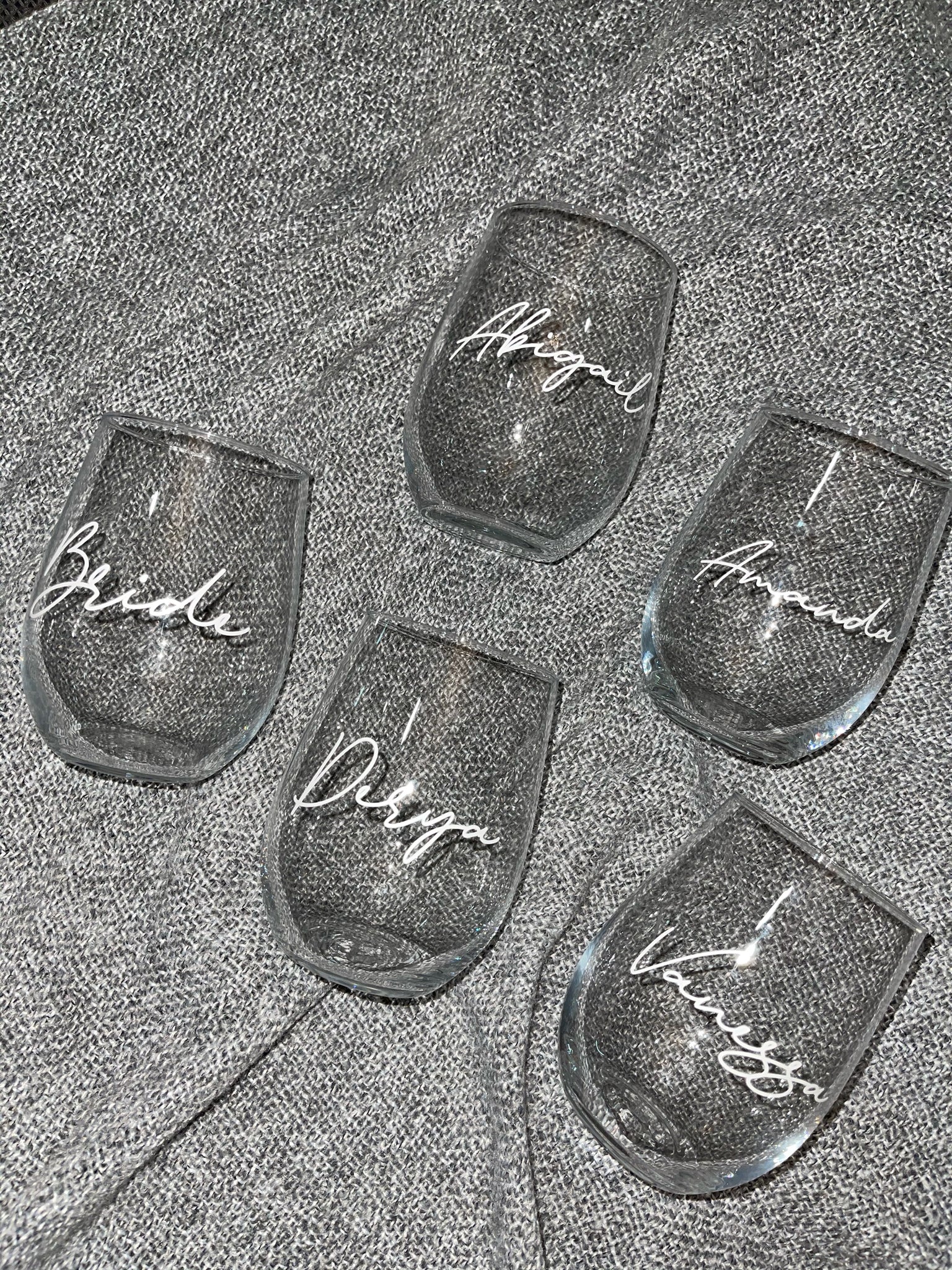 Stemless Wine Glasses